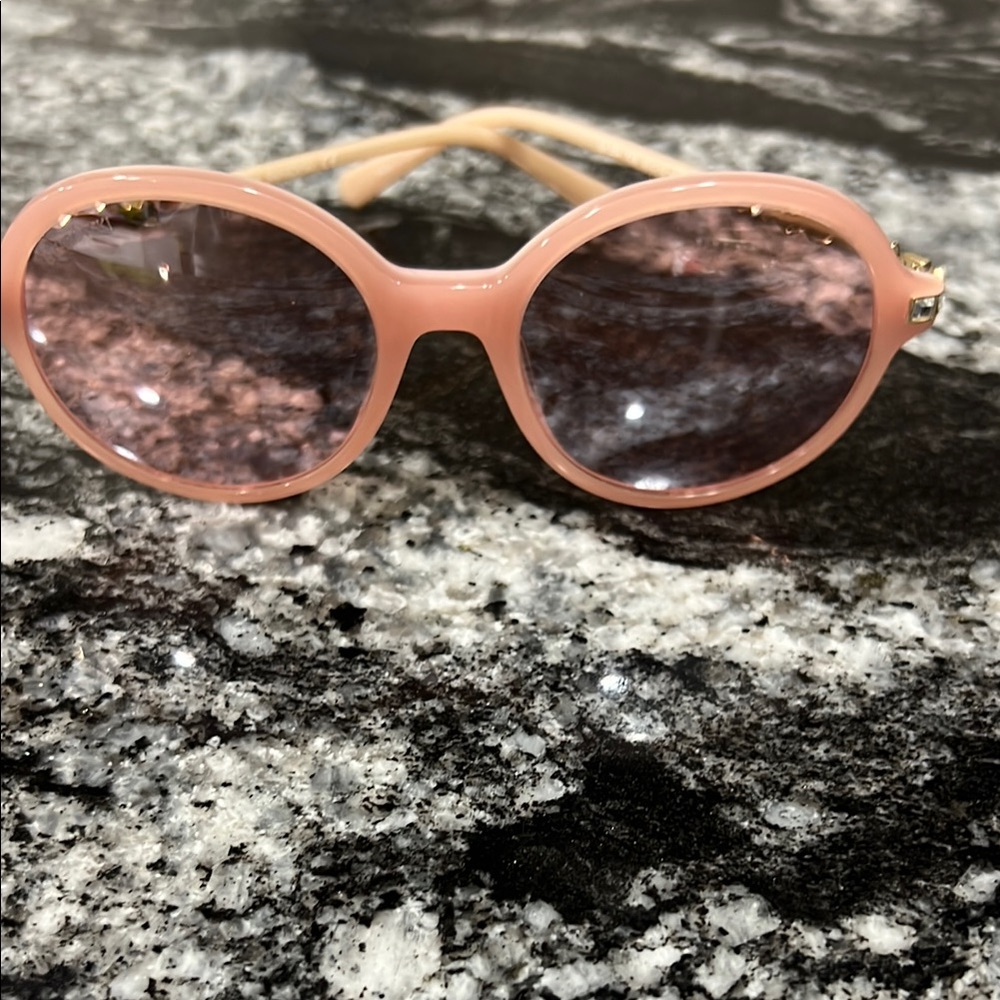 Swarovski Pink Oversized Sunglasses